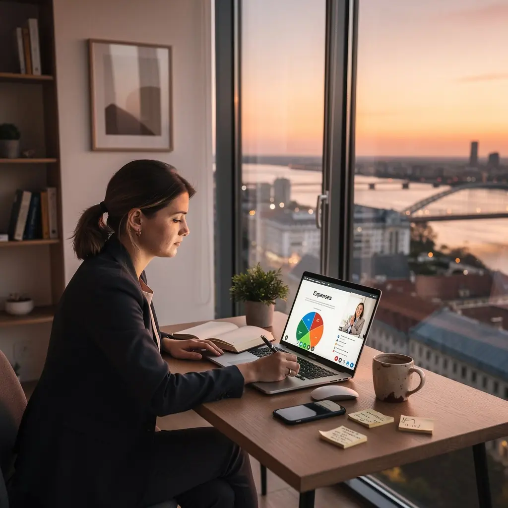 Csoportos megbeszélés, ahol a résztvevők megosztják tapasztalataikat a kiadások csökkentéséről.